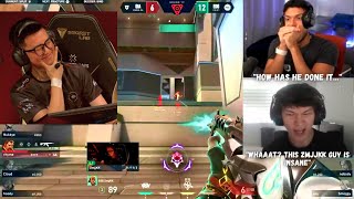 Tarik amp Sinatraa react to EDG KangKang Almost IMPOSSIBLE 4k Clutch [upl. by Muraida]