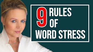 Master Word Stress 9 Essential Rules  English Pronunciation [upl. by Aelc]