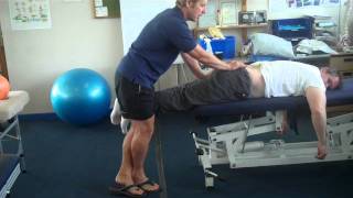 How to perform a Grade 5 manipulation HVT and mobilisation to correct a Sacroiliac Upslip [upl. by Drain372]