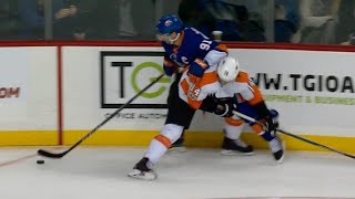 Tavares unstoppable in setting up Islanders OT goal [upl. by Vince]