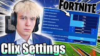 Clix Fortnite Settings The Ultimate Guide  Clix Sensitivity And DPI 2024 [upl. by Descombes]