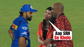 Rohit Sharma get speechless when Kavya Maran offered Sunrisers Hyderabad Captaincy to him MI vs SRH [upl. by Htyderem]