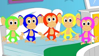 Cinque scimmiette  Five Little Monkeys [upl. by Eednar]