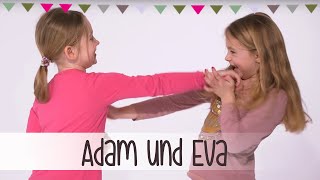 Adam und Eva  Klatschspiele Anleitung Kinderlieder [upl. by Cranston]