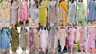 Summer Wear Punjabi Suit Design Ideas 2023  Cotton Punjabi Suit Design [upl. by Malda]