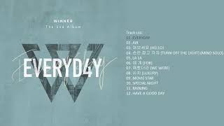 Full Album WINNER  EVERYD4Y  The 2nd Album — TRACKLIST [upl. by Nnawtna170]