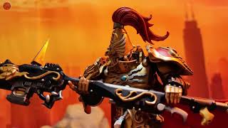 Adeptus Custodes VS Chaos Space Marine【JOYTOY Warhammer 40K Stop Motion Animation】 [upl. by Lolande]