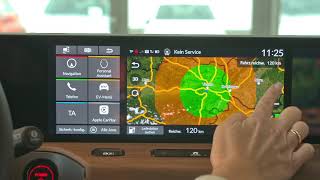 Honda e  Tutorial 03  Bedienungsanleitung Navigationssystem  Information über Reichweite [upl. by Meave582]