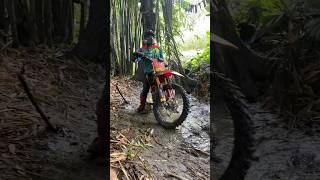 Crf stdr vs crf bore up beraduh limit 😂 trabas trail viral klx150 fyp [upl. by Bertsche]