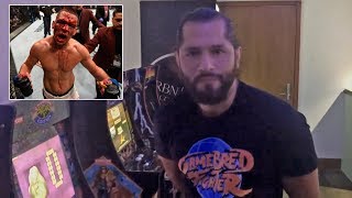 Jorge Masvidal Responds To Nate Diaz [upl. by Novelc]