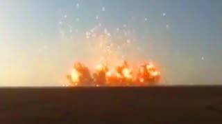 Massive Explosion Shockwave Hits Camera [upl. by Nyladnek]