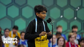 Scripps National Spelling Bee buzzes into the quarterfinals round [upl. by Maffei]