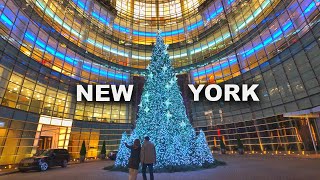 NYC Christmas 2023 4K NYC Night Walk ✨Rockefeller Center 5th Avenue Luxury Department Stores Tour [upl. by Aelanna]