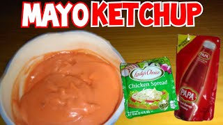 Paano Gumawa ng MAYOKETCHUP  Mayonnaise  Ketchup  Khyvins Kitchenette [upl. by Annorah]