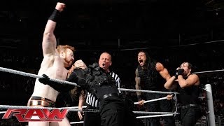 The Shield set their sights on John Cena Raw Jan 28 2013 [upl. by Eilyk392]