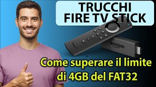 Fire Tv Stick superare il limite di 4 GB sulle memorie USB da FAT32 a NTFS [upl. by Adnarym]