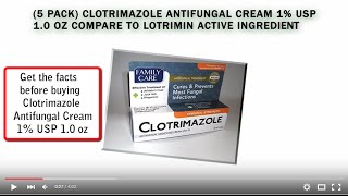 Clotrimazole Antifungal Cream [upl. by Ioj]