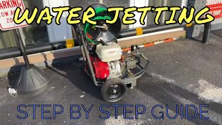 Sewer Line Hydrojetting  How to WaterJet with Valor G Jet and Camera Inspect with Ridgid SeeSnake [upl. by Tol590]