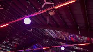 IndustrialCommercial Ceiling Fans in a roller rink [upl. by Atnas21]