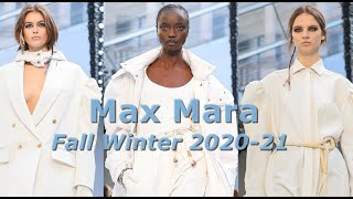 Max Mara fashion show fall 2020 winter 2021  Макс Мара модная коллекция осень 2020 зима 2021 [upl. by Tasia]