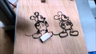 MickeyLaser  Bitmap vs Vector Image Engraving [upl. by Innattirb160]