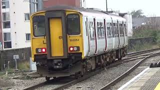 Cardiff Central train station train going to Bridgend [upl. by Coltun]