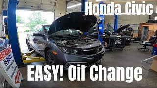 Honda Civic Oil Change for Dummies [upl. by Josler]