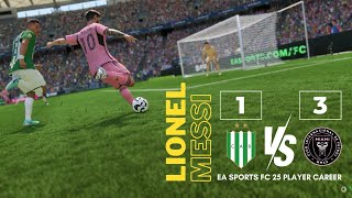 EA SPORTS FC 25 Banfield vs Inter Miami 13 Lionel Messi FC 25 career [upl. by Neleb]