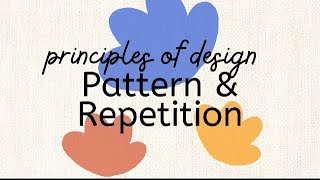 1 minute 🖼 vocabulary What is PATTERN amp REPETITION Principles of Design [upl. by Adiraf]