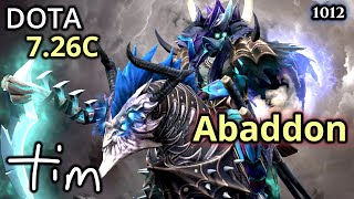 Abaddon Dota 2  726c  Support Pos 5 [upl. by Dlorag647]