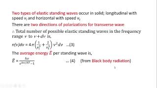 15 Debye Theory [upl. by Adnilemreh]