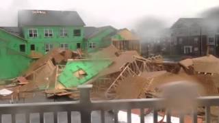 North Carolina condo building collapses during storm [upl. by Warenne]