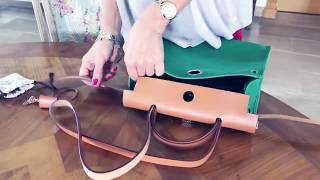 Tutorial How To Change Your Hermes Herbag 31 Pouch [upl. by Ferdie]