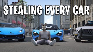 Stealing Every Car in GTA 5 RP [upl. by Taka]