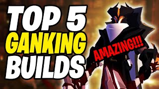 TOP 5 VERY CHEAP Solo Ganking Builds In Albion Online Ganking Guide [upl. by Aleydis426]