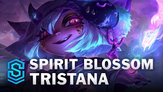 Spirit Blossom Tristana Skin Spotlight  League of Legends [upl. by Ninetta]