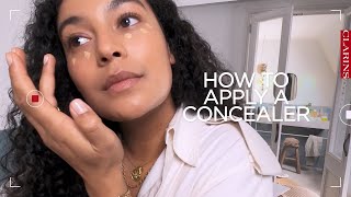 How to apply a concealer  Clarins [upl. by Anitrak425]