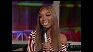 Brandy 106 amp Park interview  2004 [upl. by Nerty357]