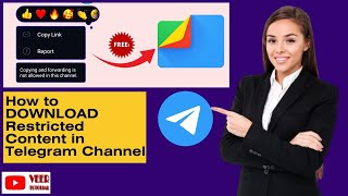 How to Download Files from Secured  Blocked Telegram Channel  Veertutorial [upl. by Aikcin]