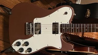 Squier Affinity Telecaster Deluxe Burgundy Mist  REVIEWDEMO [upl. by Mowbray]