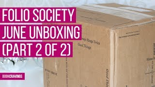 Folio Society June Unboxing Part 2 of 2  BookCravings [upl. by Anuqahs]