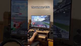 Playing GT on the Thrustmaster T150 Still quicker with a pad [upl. by Ntsud514]