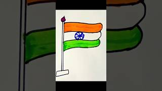 india flag independence understanding likes loves india shorts art video [upl. by Avevoneg832]