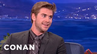 Liam Hemsworth On Managing quotThe Hunger Gamesquot Expectations  CONAN on TBS [upl. by Will36]