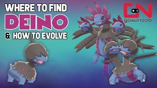 Where to Find Deino Zweilous amp How to Evolve into Hydreigon  Pokemon Sword amp Shield Evolution [upl. by Darrej]