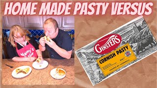 Home Cooked Pasties Versus Ginsters [upl. by Tobi985]