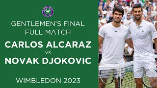 A FINAL FOR THE AGES  Carlos Alcaraz vs Novak Djokovic Full Match  Wimbledon 2023 [upl. by Kazmirci]