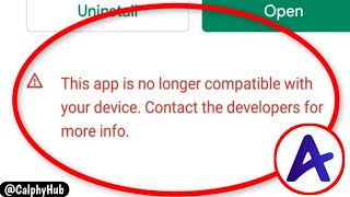 How To Fix Amino app is no longer compatible with your device Cant install Amino App fixed error [upl. by Llyrehc]