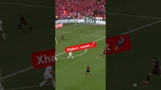 Granit XHAKA with a Rocket Goal 🚀⚽️🏆 [upl. by Narine]