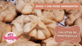 GALLETAS DE MANTEQUILLA ¡FÁCILES Y RÁPIDAS [upl. by Aicatsanna]